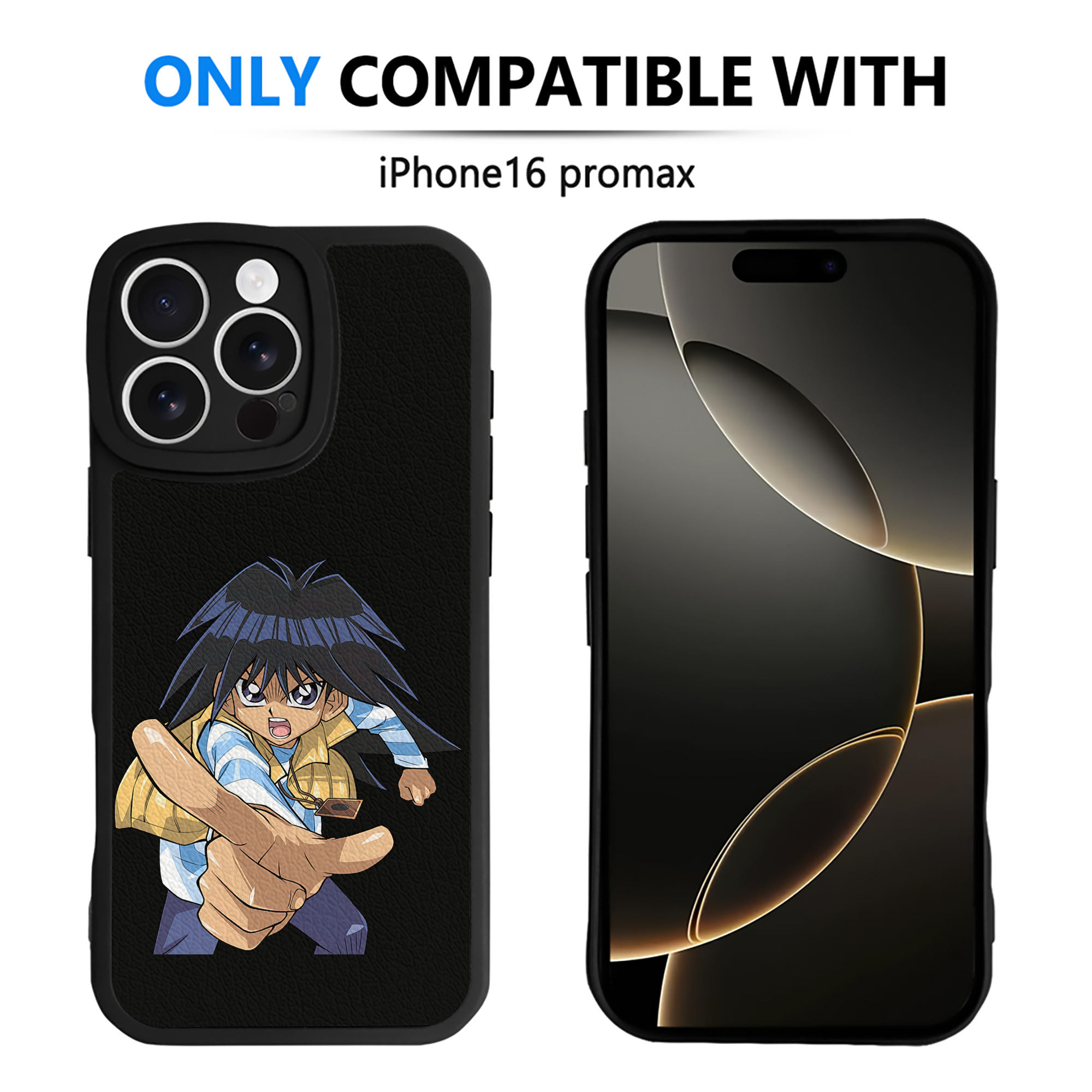 遊☆戯☆王 Yu-Gi-Oh! 【iPhone 16シリーズ対応】シリコンスマホケース（レザー調） 材質：シリコン